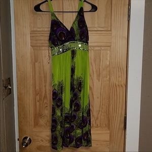 ISO Magic peacock dress